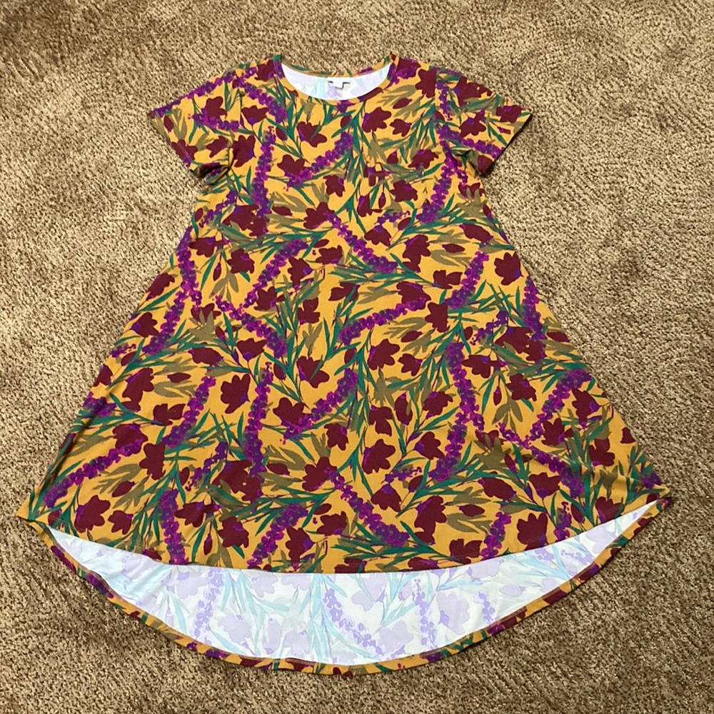 Floral Lularoe Carly Dress